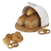 Nowoczesny chlebak, pojemnik na pieczywo Capturre, biały
